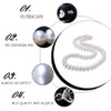 LINDO Amazing price AAAA high quality natural freshwater pearl necklace for women 3 colors 8-9mm pearl jewelry 45cm