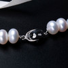 LINDO Amazing price AAAA high quality natural freshwater pearl necklace for women 3 colors 8-9mm pearl jewelry 45cm