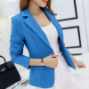 Autumn 2019 Women Korean Coats Long Sleeve Coat Plus Size Casual Jacket One Button Suit Ladies Red Black Coats Office Work Suits