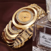 CRRJU Watches Women Top Luxury Brand Crystal Gold Ladies Quartz Wristwatches Bracelet Steel Watch Relogio Feminino Relojes Mujer