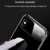 Hard PC Phone Case For iPhone 11 Pro Xs Max Xr X 8 7 6s 6 Plus Coque Mirror Lens Protection Cover Black White