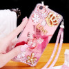 For iPhone XS Max Luxury Mirror Soft Diamond Cover For iPhone XR X 7 8 Plus Galaxy Note 9 A7 S9 S10 Plus J4 J6 Hello Kitty Case 1