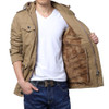  Winter Jacket Men Big size Cotton Jackets Man Hoody Collar Medium length Thicken Solid Zipper Slim Outerwear Asia Size S-6XL