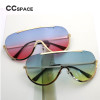 45026 Rimless Gold Clear Sunglasses Women Brand Designer pilot Sunglasses Oversized Frame Sexy Glasses Lunette Femme