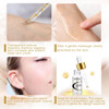 AMEIZII 24K Gold Six Peptides Serum Anti Wrinkle Collagen Whitening Pure Hyaluronic Acid Face Cream Skin Care Firming Essence