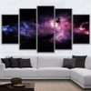 Canvas Paintings Wall Art Frame Modular HD Prints Starry Sky Poster 5 Pieces Nebula Abstract Landscape Pictures Kids Room Decor