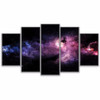 Canvas Paintings Wall Art Frame Modular HD Prints Starry Sky Poster 5 Pieces Nebula Abstract Landscape Pictures Kids Room Decor