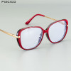 Pixcico 45836 Anti-blue Glasses Frames Men Women Plastic Titanium Optical Fashion