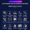 UTELITE M7 Smart Band Men Women Heart Rate Tracker Smart Watch with Wireless Earphone Bracelet for iPhone Huawei Xiaomi Phones