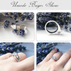 UMODE Rose Gold Engagement Wedding Rings For Women Vintage Love Stone Finger Promise Rings Accessories Wholesale Lots Bulk