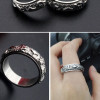 oulai777 mens rings punk wholesale lots bulk stainless steel punk male ring accesories vintage phalangeal ring for men jewelry