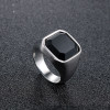  mens rings stainless steel ring stainless steel Cool punk wholesale lots bulk signet male man ring black antique jewelry silver 