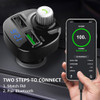 Car FM Transmitter Wireless Radio Adapter Dual USB Charger Bluetooth Mp3 Player Support Handsfree Call