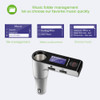 Onever FM Transmitter Modulator Dual USB Car Charger Cigarette Lighter Socket DC 12/24V Car Kit Music Player