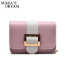 Mara's Dream Small Women Shoulder Bag Mini Fashion Top Handbag High Quality PU Leather Patchwork Candy Color Cute Women Bag
