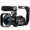 4K Camcorder Video Camera with Night Vision Ordro AC3 60FPS 30X Digital Zoom IPS Touch Screen Filmadora Vlog Camera