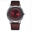 Hot Fashion Creative Wrist Watches Women Men Quartz-watch Brand Unique Dial Design Lovers' Watch Leather Wristwatches Clock