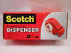 3m Scotch Tape Dispenser Dp300rd Red Plastic Hand Held