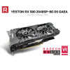 Yeston Radeon RX 580 GPU 8GB GDDR5 256bit Gaming Desktop computer PC Video Graphics Cards support DVI-D/HDMI/DP PCI-E X16 3.0