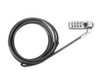 Targus Defcon PA410B-61 CL Digit User Laptop Cable Lock (Metallic)