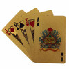 Opel Gold Plastic Playing Cards - Pack of 4