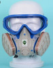 Silicone respirator gas mask pesticide pintura full face carbon filter mask paint spray gas boxe protect mask