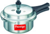 Prestige Popular Aluminium Pressure Cooker, 2 Litres, Silver 