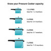 Prestige Popular Aluminium Pressure Cooker, 5 Litres, Silver 