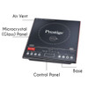 Prestige PIC 3.1 V3 2000-Watt Induction Cooktop with Touch Panel