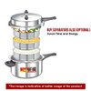 Prestige Popular Plus Induction Base Junior Deep Pan, aluminium pressure cooker, 4.1 litres, Silver (PRESTIGE-10211)