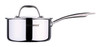 Bergner Argent SS Triply Saucepan with Lid,16 cm,1.6 litres. 