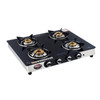 SURYA FLAME SF 4B EXCEL BLK SS AUTO GAS STOVE