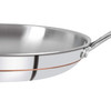 Bergner Argent 5CX 5 Ply Stainless Steel Fry pan 24 cm Induction Base Silver 