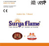 Surya Flame 4 Burner Chrome Stainless Steel Frame Body Manual Ignition ISI Mark Gas Stove 