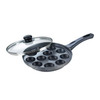 Prestige Omega Select Plus Non-Stick Paniyarakkal with Lid (240 mm, Black)- Gas Top Compatible only 