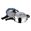 Vinod 18/8 Stainless Steel Pressure Pan With Lid - Senior (Induction Friendly)