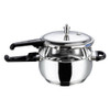 Vinod 18/8 Stainless Steel Splendid Plus Pressure Cooker - 5.5 Ltr (Induction Friendly)