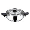 Vinod 18/8 Stainless Steel Magic Pressure Cooker - 3.5 Ltr (Induction Friendly)