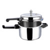 Vinod Platinum Triply Stainless Steel Pressure Cooker- 7 Ltr (Induction Friendly)