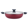 Vinod Zest Non Stick Kadai With Glass Lid - 26 Cm, 3.4 Ltr (Induction Friendly) 