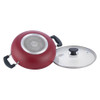 Vinod Zest Non Stick Kadai With Glass Lid - 26 Cm, 3.4 Ltr (Induction Friendly) 