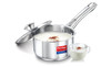 Prestige Platina Induction Base Stainless Steel Sauce Pan 200mm/3 litres Metallic Steel