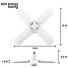 B22 Fan Blade 4 led Light Bulb Super Bright Angle Adjustable Home Ceiling Lights Cool White Light fan bulb 