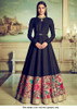  New Beautiful Black Designer Work on Fabric Designer Printed Gown