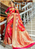 New Hit Design Saree With Jari Boder Blouse 