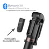 Ulanzi 3 in 1 Handheld Mini Tripod Phone Selfie Stick Extendable Monopod Bluetooth Remote Control for iPhone 8 X 7Plus Samsung