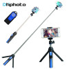 BENRO 33inch Handheld Tripod Selfie Stick 3 in 1 Bluetooth Extendable Monopod Selfie Stick Tripod for iPhone 8 Samsung Gopro 4 5