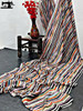 Amazing Soft Silk Digital Printed Multicolor Striped Saree