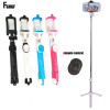 FGHGF Foldable Monopod Phone Selfie Stick Bluetooth Shutter Remote Tripod 3 in 1 Self-portrait Wireless Handheld Selfie Stick