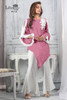 Designer Stylish Cut Pink Kurti with Imported Frill Lace In Sleeve With Both Side ZIP Below Soldier